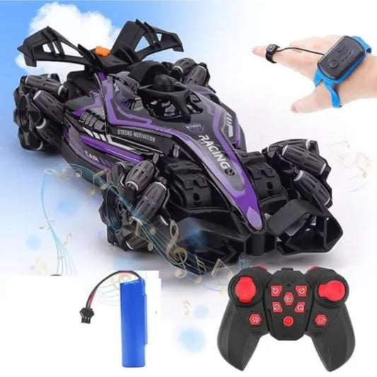 🏎️ Mașină Formula 1 cu Telecomandă și Ceas 17x35x10cm – Drifturi, Fum, Lumini și Sunet!